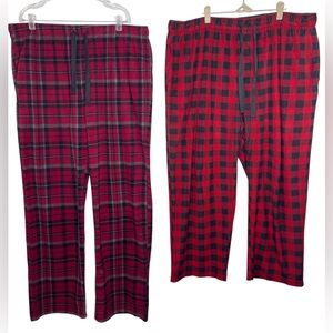 Plaid Pajama Pants Bundle Cozy Fleece Lounge Sleepwear
Holiday XXL XLG
